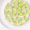 Ins cuentas de corazón repujado de colores con orificio recto de doble cara electrochapadas accesorios de materiales para pulsera collar joyería cuentas sueltas