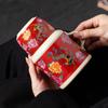 Varios Wenchuang de la Ciudad Prohibida de Huan Flor Grande del Noreste Taza de Olla Caliente Pequeña Regalo de Vacaciones para Madre Maestra Regalo de Cumpleaños Regalo de Acompañamiento