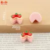 Nuevo Pastel de Crema Dulce de Fruta Juguete de Comida Hecho a Mano Pegamento de Crema DIY Accesorios de Resina Accesorios para el Cabello Pinzas para el Cabello Colgantes