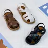 Sandálias Infantis de Verão Novas Cor Sólida Simples Moda Versátil Solado Macio Confortáveis para Interior Casa Viagem ao Ar Livre Presente