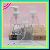 Botella de espuma de plástico transparente triangular 250ML botella plana para limpiador facial botella dispensadora de espuma botella con bomba para desinfectante de manos