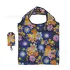 Bolsa de Compras Creativa para Teléfono Móvil de Impresión de Poliéster Bolsa Ecológica Plegable de Nylon Bolso de Mano de Color Bolsa de Almacenamiento de Moda Bolsa de Compras