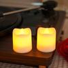 Lámpara de vela mini de onda blanca LED decoraciones para dormitorio para expresar accesorios de diseño de escena adornos de ambiente romántico