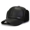 Gorro de Algodón Cálido de Invierno para Hombre con Protección para las Orejas, Gorro para Hombres Mayores, Gorra de Béisbol Engrosada con Forro de Felpa a Prueba de Frío para Hombres de Mediana Edad y Mayores