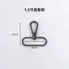 Al por mayor En stock Hebilla de Gancho Anillo de Cola Ovalada Ferretería Accesorios para Ropa Bolsas Hebilla de Metal DIY Accesorios Hebilla de Placa de Aleación de Zinc