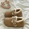 Zapatos Birkenstock de Peluche Completamente Cubiertos para Mujer Zapatos de Piel Zapatos de Algodón de Peluche sin Cierre Calientes Bordados Nuevo Invierno 2026