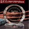 Troféu criativo de alta qualidade medalha criativa cartão de agradecimento de cristal temporada de formatura professor médico souvenir de aposentadoria gloriosa