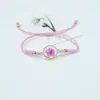 Pulsera de Espécimen de Flor Real de Narciso, Flor de Cerezo, Flor de Durazno Más Vendida Transfronteriza Modelo del Festival de la Flor de Cerezo de Wuhan Joyería de Mano Romántica Modelo de Jingdezhen