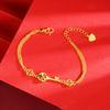 Estilo antiguo arena dorada Seiko pulsera llave aleación de cobre moneda moneda de cobre hueca sin decoloración por mucho tiempo venta al por mayor suministro directo de fábrica