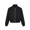 [Eme] 25 Outono e Inverno Roupa de Trabalho com Zíper Simples Casual Versátil Jaqueta Bomber Fina Jaqueta para Homens e Mulheres