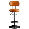 Taburete de bar con altura y respaldo ajustables, silla de bar moderna minimalista, taburete alto giratorio para mostrador de caja, taburete para barra de bar