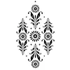 Pegatinas de Tatuaje Populares Estilo Ins Transfronterizas, Pegatinas de Tatuaje Tótem Personalizadas de Dibujo Lineal para Brazo y Mano con Múltiples Patrones en Stock