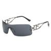 Gafas de Sol Bella Europeas y Americanas Sin Marco con Recortes Y2K Millennial Sexy Sin Marco Gafas de Sol Nuevas 2025
