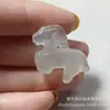 Novo Pingente de Fivela da Paz Tipo Gelo Calcedônia Branca Ágata Natural Jade Cavalo Pingente Venda por Atacado Transmissão ao Vivo Item Mais Vendido