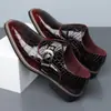 Amazon Más Vendido Transfronterizo Patrón de Cocodrilo Hebilla Zapatos de Cuero de Negocios para Hombre Talla Grande Formal Casual Hombres 660122