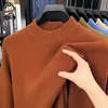 580g Cuello Alto para Hombre Otoño e Invierno Engrosado Talla Grande Prendas de Punto para Hombre Capa Base Cálida Ropa para Hombre