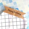 Estilo Simples Cartão de Papel Kraft Decoração de Bolo Plug-in Pequeno Fresco Cartão Mori Mesa de Sobremesa Suprimentos para Decorar