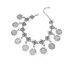 Pulseiras e Tornozeleiras Vintage de Moedas Transfronteiriças, Joias Esculpidas em Metal para Dança Indiana, Acessórios Personalizados Europeus e Americanos, Acessórios Femininos Tendência de Comércio Exterior