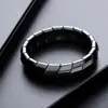 Pulsera de Piedra Biliar Negra para Hombres, Gama Alta, Personalizada, Diseño Simple y Versátil, Accesorios de Pulsera con Cuentas Hip-Hop, Joyería de Lujo Accesible para Mujeres