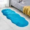 Tapete de Lã Sintética Transfronteiriço Tapete de Chão de Cabeceira Manta Especial em Forma de Ovelha de Pelo Comprido Tapete de Chão Frontal para Sofá de Sala de Estar Cabeceira Janela de Sacada