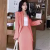 Terno de Negócios terno Vestido de Primavera e Outono Feminino Temperamento Deusa Estilo Vestido de Apresentadora Macacão Vestido Conjunto de Duas Peças