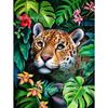 Pintura de Diamante Nova Transfronteiriça Série Animal: Feras Ferozes, Leões, Tigres, Pintura Diamante com Pedras Quadradas/Redondas, Pintura Decorativa Feita à Mão