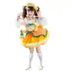 Vestido de Flor de Capullo Lolita para Niña, Vestido de Princesa, Vestido Tutú, Conjunto de Dos Piezas con Tirantes, Vestido Dulce de Cumpleaños para Niños