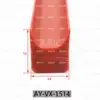 Tira de Sellado de Silicona en Forma de V, Tira Cóncava de Silicona, Anillo de Sellado para Autoclave Resistente a Altas Temperaturas, Tira de Goma para Gafas, Válvulas y Centrífugas