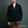 Abrigo Suéter de Chenilla con Cuello Alto, Chaqueta Engrosada Forrada de Felpa para Hombre, Suéter Cardigan de Punto Liso para Hombre Estilo Europeo y Americano 2026