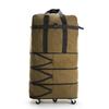 Bolsa de equipaje de lona gran capacidad 158 bolsa de aerolínea bolsa de viaje para mudanza con ruedas bolsa de equipaje de arrastre trasero doble uso