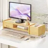 Soporte para monitor de computadora, estante para pantalla, base para monitor de computadora de escritorio, organizador de escritorio de oficina
