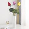 Tallo Individual Brote de Rosa Artificial Hidratante Decoración del Hogar Ramo de Boda Ramo de Mano Ramo de Rosas
