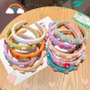 Diadema infantil fruta esponja flor pequeña lavado de cara maquillaje presión para el cabello no lastima la cabeza linda princesa niña accesorios para el cabello