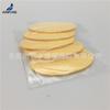 Producción de esponja redonda para lavado de autos comprimida limpieza en seco algodón de pulpa de madera engrosada fuerte absorbente bloque de espuma de pala de madera venta al por mayor