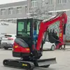 Fabricante direto HT25J mini escavadeira de esteira, uma máquina multiuso com vários acessórios que podem ser acoplados a uma escavadeira multifuncional