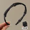 Diadema deportiva invisible simple y elegante para uso diario, pinza para el cabello para lavarse la cara, no aprieta, corona alta, accesorio para el cabello con diadema antideslizante