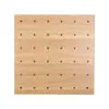 Tablero Perforado de Madera Maciza Estante de Almacenamiento Montado en la Pared Ganchos Estantes Almacenamiento de Pared Creativo Tablero Colgante Almacenamiento Estante de Tablero Perforado de Madera