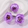 Flor artificial pequena peônia cabeça de flor diy handmade hanfu headwear forma flor cabeça caixa de presente decoração com decoração de casamento de flores