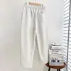 Especial 200 jin hermana gorda otoño nuevo simple adelgazante corte tridimensional pantalones harén casual pantalones largos 1096