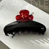 Grampo de Cabelo Arlan Ácido Acético Flor de Ameixa Diamante Presilha para Cabelo de Trás Doce Alto Padrão Grampo Tubarão para Cabelo Moda Fresco Grampo de Cabelo para Mulheres