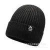 Gorro de Invierno para Hombre, Gorro Tejido con Forro de Felpa, Engrosado para Calidez, Gorro de Lana, Gorro de Algodón, Gorro de Invierno Cortavientos Frío para Mujer