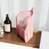 Bolsa Impermeable Portátil para Guardar Cepillo de Dientes de Viaje, Bolsa de Malla para Artículos de Tocador de Baño para Viajes de Negocios, Neceser de Pie para Viaje