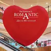 Expositores Infláveis Decorativos para Shoppings para Pontos de Foto, Decorações Infláveis de Rosas, Modelos Criativos de Desenho Animado em Formato de Coração que Chamam a Atenção