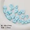 Macaron Colorido Asimétrico Cuentas Planas Cuentas Espaciadoras Hecho a Mano DIY Pulsera Collar Cadena de Teléfono Móvil Accesorios de Joyería Material