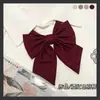 Gravatas Borboleta Obliquas com Raiz de Pena de Cor Sólida Blusa de Estudante Estilo Japonês Versátil Gola Pequena Flor Básico