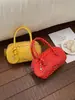 Bolso Boston Transfronterizo de Lujo Ligero, Fresco y Dulce, Bolso Cruzado Diario de Estilo Coreano, Color Bloqueado, Bolso de Hombro con Lunares para el Trabajo