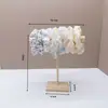 Estante de Madera para Guardar Gomas Dopamina Organizador de Gomas para el Cabello de Alto Valor Exhibidor de Accesorios para el Cabello