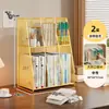 Estantería de Almacenamiento para Clasificación por Tema Estantería de Escritorio Vertical Multicapa Soporte para Libros Infantiles Estante de Almacenamiento para Libros y Archivos de Escritorio de Estudiante