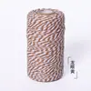 En stock venta al por mayor hilo de algodón 2 mm borla hecha a mano colgador de plantas material tejido hilo de ganchillo decorativo navideño