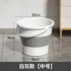 Balde Ventilador Laqueado Ferramenta Laqueada Flutuante Uso Doméstico Lavanderia Portátil Dormitório Balde de Plástico Grande Dobrável Espessado Transparente Balde de Água
